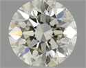 Natural Diamond 0.50 Carats, Round with Excellent Cut, H Color, SI1 Clarity and Certified by IGI