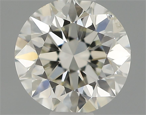 Picture of Natural Diamond 0.50 Carats, Round with Excellent Cut, H Color, SI1 Clarity and Certified by IGI