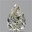 Natural Diamond 1.50 Carats, Pear with  Cut, J Color, SI2 Clarity and Certified by IGI