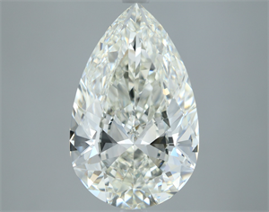 Picture of Natural Diamond 4.01 Carats, Pear with  Cut, H Color, VVS2 Clarity and Certified by IGI