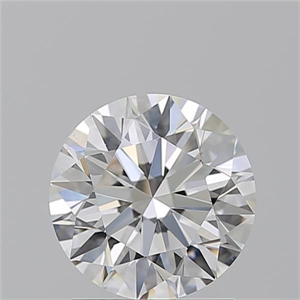 Picture of Natural Diamond 1.51 Carats, Round with Excellent Cut, F Color, VS2 Clarity and Certified by GIA