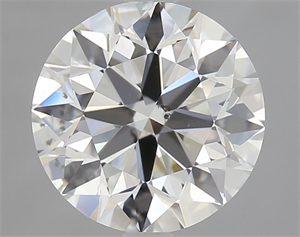 Picture of Natural Diamond 2.00 Carats, Round with Excellent Cut, I Color, SI1 Clarity and Certified by GIA