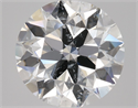 Natural Diamond 1.90 Carats, Round with Excellent Cut, D Color, SI2 Clarity and Certified by GIA