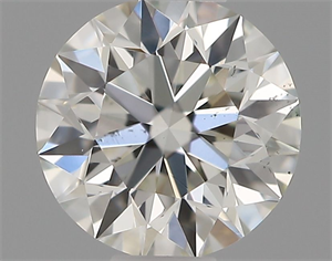 Picture of Natural Diamond 0.42 Carats, Round with Excellent Cut, H Color, VS2 Clarity and Certified by IGI