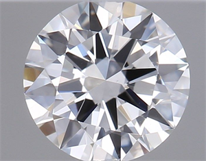 Picture of Natural Diamond 0.40 Carats, Round with Excellent Cut, H Color, SI1 Clarity and Certified by GIA