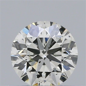 Picture of Natural Diamond 0.40 Carats, Round with Excellent Cut, H Color, SI2 Clarity and Certified by IGI