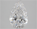 Natural Diamond 2.37 Carats, Pear with  Cut, D Color, VVS1 Clarity and Certified by GIA