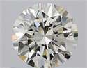 Natural Diamond 0.53 Carats, Round with Excellent Cut, K Color, VVS1 Clarity and Certified by GIA