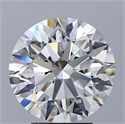 Natural Diamond 4.01 Carats, Round with Excellent Cut, I Color, VS2 Clarity and Certified by GIA