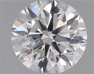 Picture of Natural Diamond 0.42 Carats, Round with Excellent Cut, F Color, VS2 Clarity and Certified by GIA