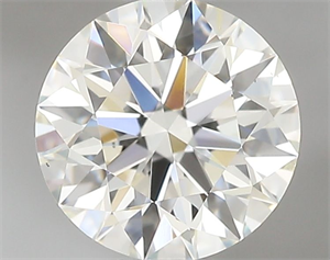 Picture of Natural Diamond 0.56 Carats, Round with Excellent Cut, J Color, SI1 Clarity and Certified by GIA