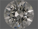 Natural Diamond 0.51 Carats, Round with Very Good Cut, J Color, VS1 Clarity and Certified by IGI