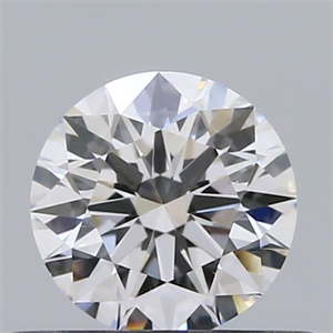 Picture of Natural Diamond 0.41 Carats, Round with Excellent Cut, D Color, VS1 Clarity and Certified by GIA