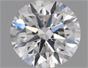 Natural Diamond 0.40 Carats, Round with Very Good Cut, D Color, VS2 Clarity and Certified by GIA