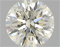 Natural Diamond 0.52 Carats, Round with Excellent Cut, I Color, VVS2 Clarity and Certified by IGI