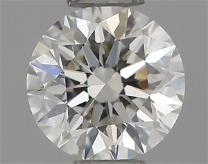 Picture of Natural Diamond 0.40 Carats, Round with Excellent Cut, H Color, VVS2 Clarity and Certified by IGI