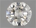 Natural Diamond 0.44 Carats, Round with Good Cut, J Color, VVS1 Clarity and Certified by IGI