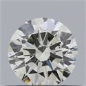 Natural Diamond 0.40 Carats, Round with Excellent Cut, I Color, SI2 Clarity and Certified by IGI