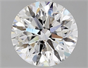 Natural Diamond 2.01 Carats, Round with Very Good Cut, F Color, SI2 Clarity and Certified by GIA