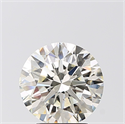 Natural Diamond 2.52 Carats, Round with Excellent Cut, K Color, SI1 Clarity and Certified by GIA