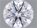 Natural Diamond 0.40 Carats, Round with Excellent Cut, D Color, SI2 Clarity and Certified by GIA