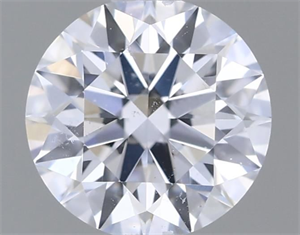 Picture of Natural Diamond 0.40 Carats, Round with Excellent Cut, D Color, SI2 Clarity and Certified by GIA