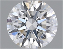 Natural Diamond 0.40 Carats, Round with Excellent Cut, F Color, SI1 Clarity and Certified by GIA