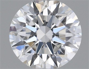 Picture of Natural Diamond 0.40 Carats, Round with Excellent Cut, F Color, SI1 Clarity and Certified by GIA