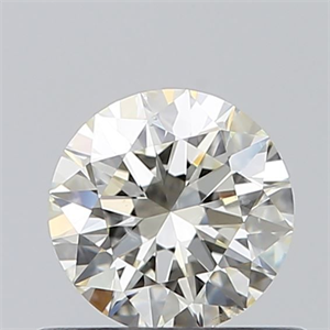 Picture of Natural Diamond 0.50 Carats, Round with Excellent Cut, K Color, SI1 Clarity and Certified by GIA