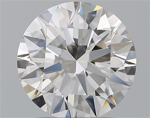 Picture of Natural Diamond 1.80 Carats, Round with Excellent Cut, E Color, VVS1 Clarity and Certified by GIA