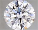 Natural Diamond 0.40 Carats, Round with Excellent Cut, D Color, VS2 Clarity and Certified by GIA