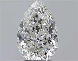 Picture of Natural Diamond 2.51 Carats, Pear with  Cut, H Color, SI1 Clarity and Certified by GIA