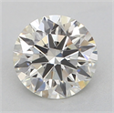 Natural Diamond 0.40 Carats, Round with Excellent Cut, J Color, VVS2 Clarity and Certified by GIA