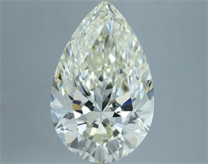 Picture of Natural Diamond 7.51 Carats, Pear with  Cut, J Color, VVS1 Clarity and Certified by IGI