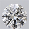 Natural Diamond 3.01 Carats, Round with Excellent Cut, H Color, VS1 Clarity and Certified by GIA