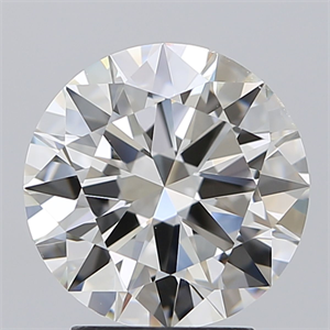 Picture of Natural Diamond 3.01 Carats, Round with Excellent Cut, H Color, VS1 Clarity and Certified by GIA