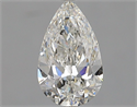 Natural Diamond 1.02 Carats, Pear with  Cut, H Color, SI1 Clarity and Certified by GIA