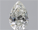 Natural Diamond 1.00 Carats, Pear with  Cut, I Color, IF Clarity and Certified by GIA