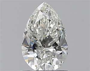 Picture of Natural Diamond 1.00 Carats, Pear with  Cut, I Color, IF Clarity and Certified by GIA