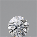 Natural Diamond 0.40 Carats, Round with Excellent Cut, F Color, SI1 Clarity and Certified by GIA