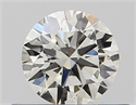 Natural Diamond 0.40 Carats, Round with Excellent Cut, J Color, VS1 Clarity and Certified by GIA