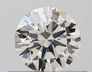 Picture of Natural Diamond 0.40 Carats, Round with Excellent Cut, J Color, VS1 Clarity and Certified by GIA