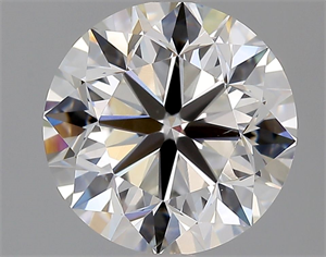 Picture of Natural Diamond 2.02 Carats, Round with Very Good Cut, H Color, VS2 Clarity and Certified by GIA