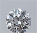 Natural Diamond 0.47 Carats, Round with Excellent Cut, F Color, SI2 Clarity and Certified by GIA