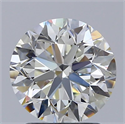 Natural Diamond 2.00 Carats, Round with Very Good Cut, H Color, SI1 Clarity and Certified by GIA