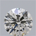 Natural Diamond 0.41 Carats, Round with Excellent Cut, I Color, SI2 Clarity and Certified by IGI