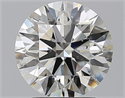 Natural Diamond 2.02 Carats, Round with Excellent Cut, J Color, SI2 Clarity and Certified by GIA