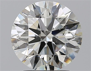 Picture of Natural Diamond 2.02 Carats, Round with Excellent Cut, J Color, SI2 Clarity and Certified by GIA