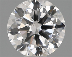 Picture of Natural Diamond 0.40 Carats, Round with Excellent Cut, E Color, SI2 Clarity and Certified by IGI