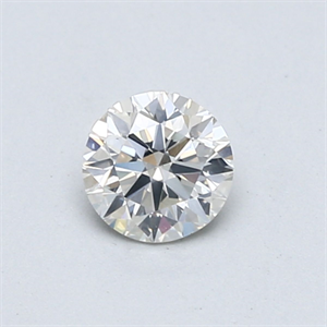 Picture of Natural Diamond 0.50 Carats, Round with Very Good Cut, I Color, SI2 Clarity and Certified by GIA